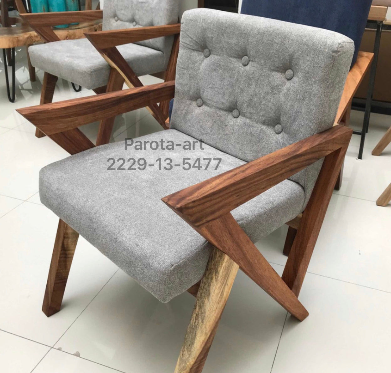 silla parota moderna